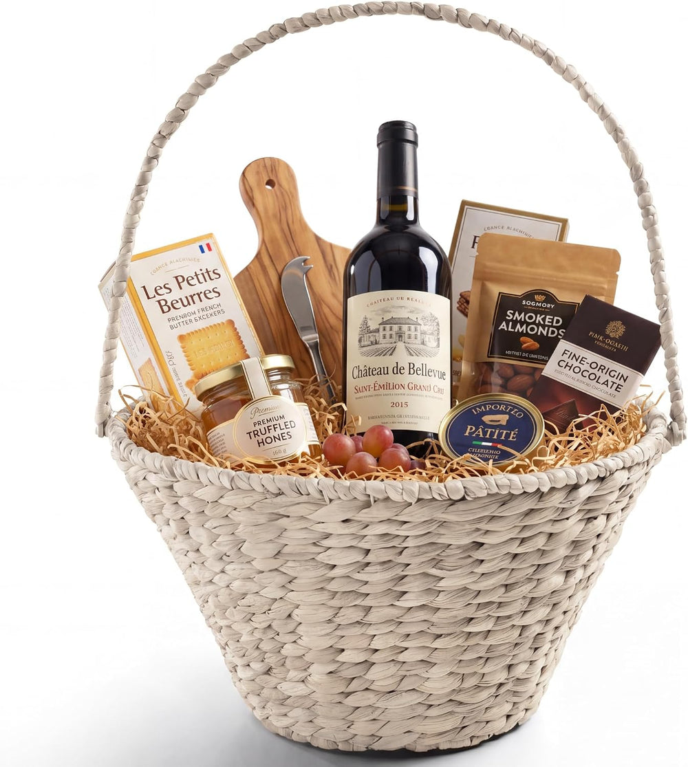 Best Choice Products Woven Large Gift Basket For DIY Halloween Boo Baskets, H...