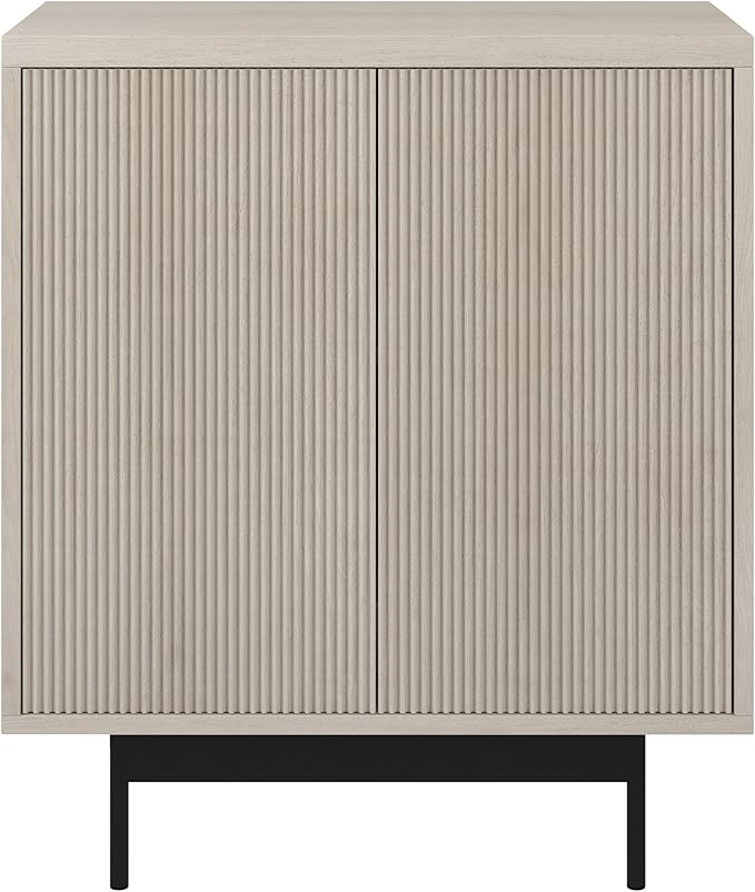 Henn&Hart Whitman Accent Cabinet, 28" Wide, White