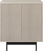 Henn&Hart Whitman Accent Cabinet, 28" Wide, White