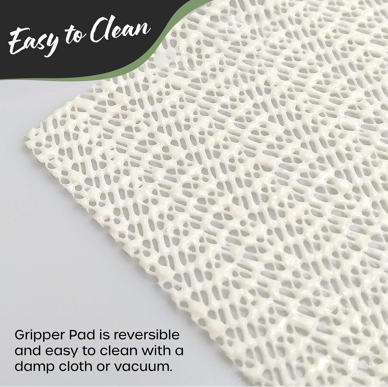 Nevlers 72" x 54" Queen Size Open-Weave Non Slip Mattress Gripper Pad | PVC Foam Non Slip Pad to Keep Bed from Sliding & Movement | Reversible Non-adhesive 6 Ft x 4.5 Ft Mattress Slide Stopper