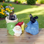 Gnome Hide a Key Outside Funny Dwarf Key Hider Outdoor Containers Box For House Spare Keys Secret Compartment Storage Yard Patio Lawn Ornament Decorations Christmas Garden Gifts