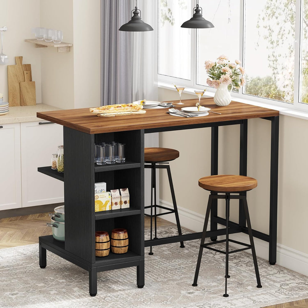 Tribesigns Kitchen Island, 43" Butcher Block Island Table for Kitchen | ...