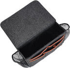 Bedside Caddy, Large Size Bedside Storage Organizer Bedside Organizer Caddy for Magazine Remotes Phone (13.4'' x 18.1'' Plus Size, Dark Grey)