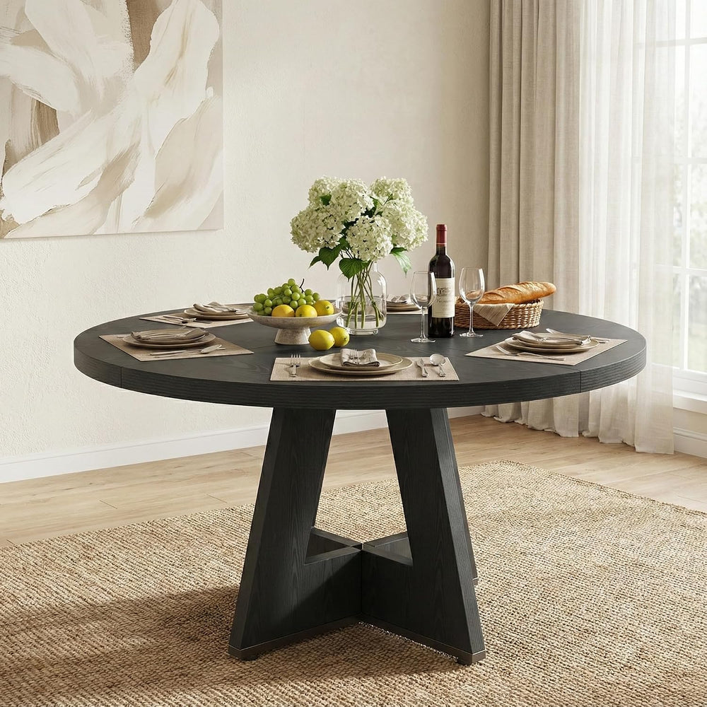 Lailang 47 Inch Dining Table, Small Dining Room Tables, Round Kitchen Tables,...