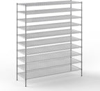 24" Deep x 72" Wide x 86" Height Wire Shelving Kit | 10-Tier | NSF Commercial Storage Rack Unit