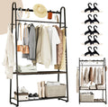 KAFAHOM Purse Organizer for Closet, Heavy Duty Coat Rack freestanding for Entryway, Oversized Bag Shelf, Purse Holder for Hanging Strap Handbags, Clothing, Ideal Storage for Small Space Solution