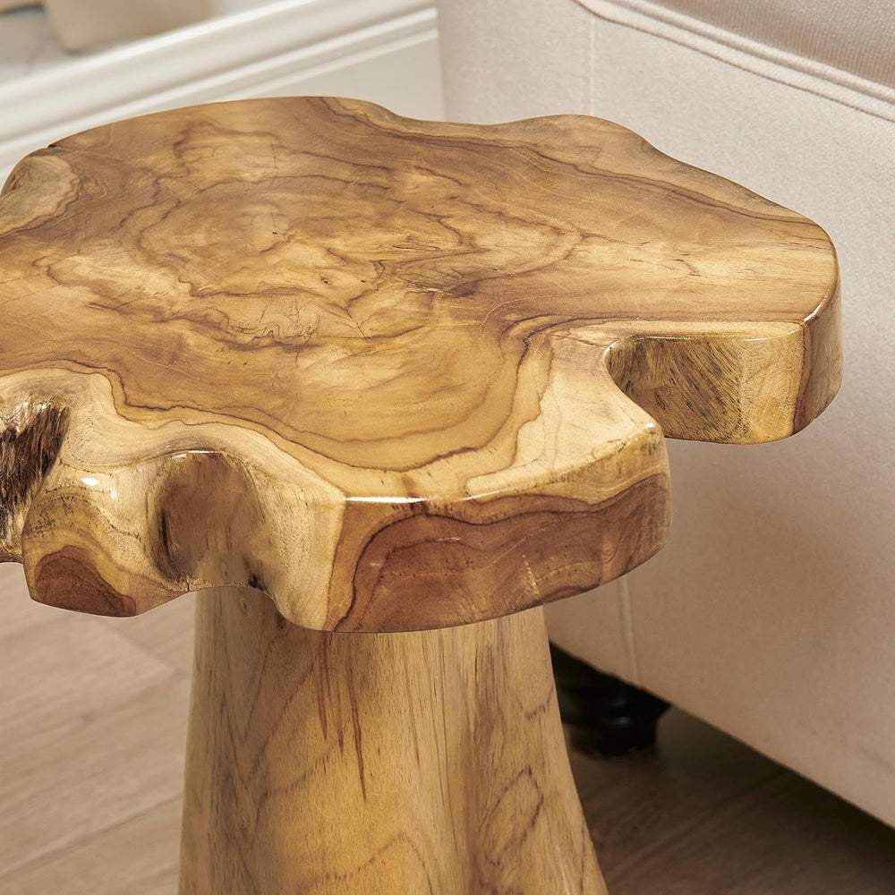 Greenage Solid Teak Wood Plant Stand 15.5" x 15.5" x 19.5" H |...