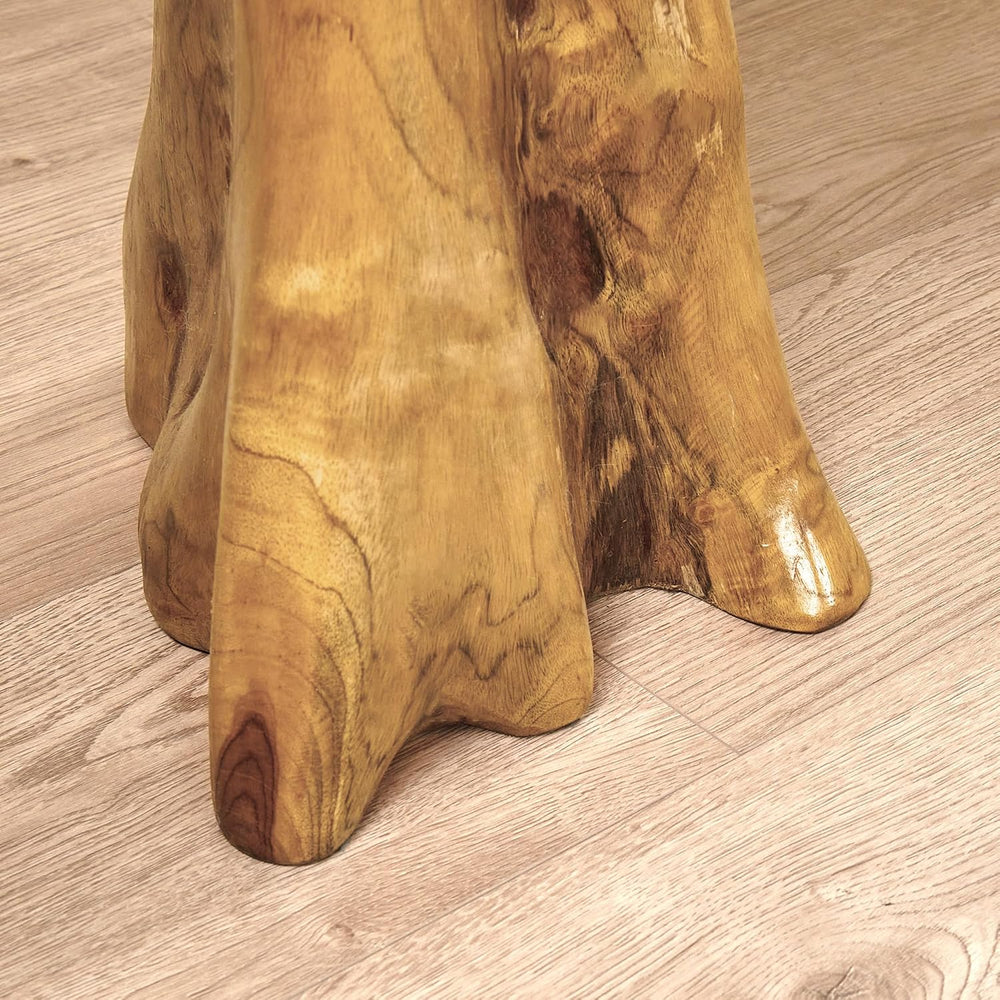 Greenage Solid Teak Wood Plant Stand 15.5" x 15.5" x 19.5" H |...