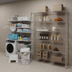 14" Deep x 60" Wide x 74" Height Wire Shelving Kit | 6-Tier | NSF Commercial Storage Rack Unit