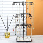 Multi-layer Jewelry Organizer Chic Box Metal Jewelry for Ladies Stylish Storage