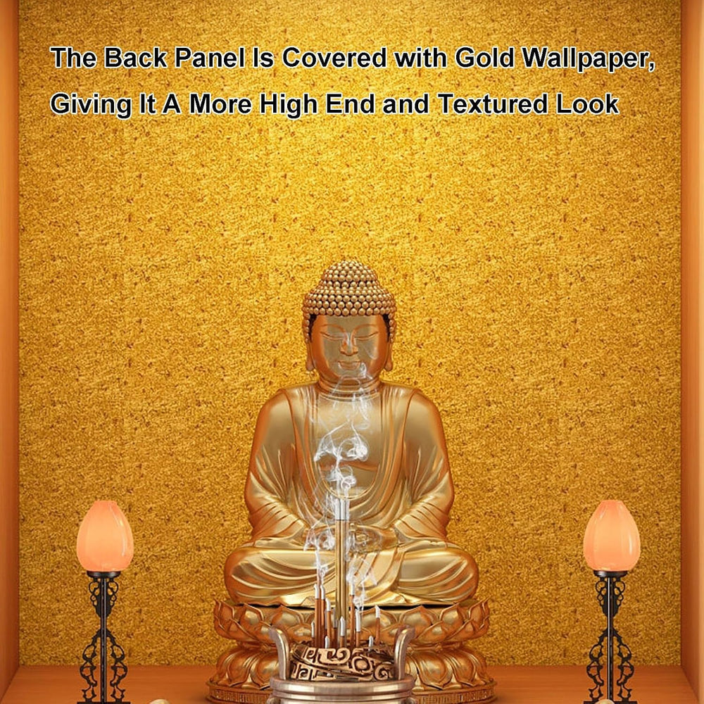 Meditation Table, Altar Table with Drawer,Used for Meditation and Prayers, Ba...