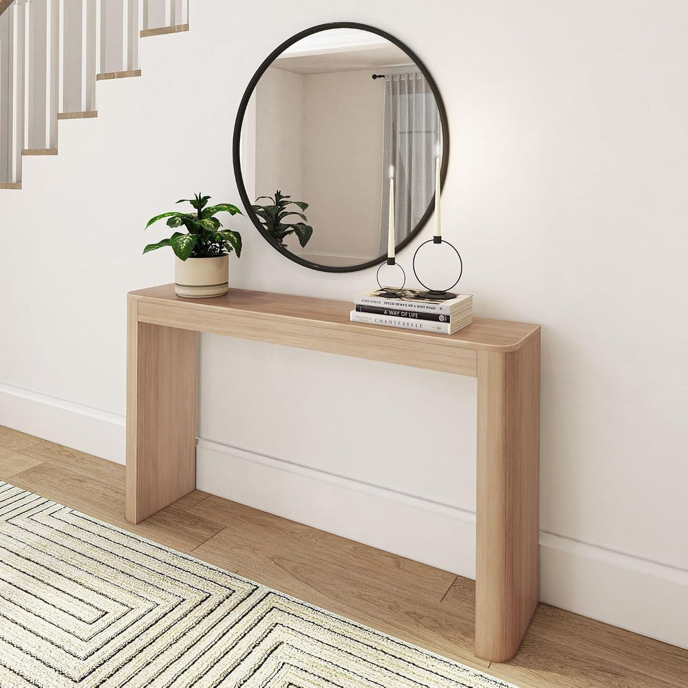 Plank+Beam Contour Console Table, 56 Inch, Blonde