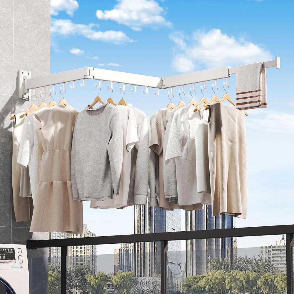 Clothes Drying Rack Wall Mounted,Drying Rack Clothing,Laundry Drying Rack Wal...