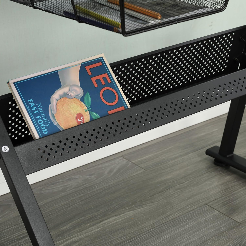 Height Adjustable Drafting Desk w/Stool and 2 Drawers | 0-75°Tilt&Height|...
