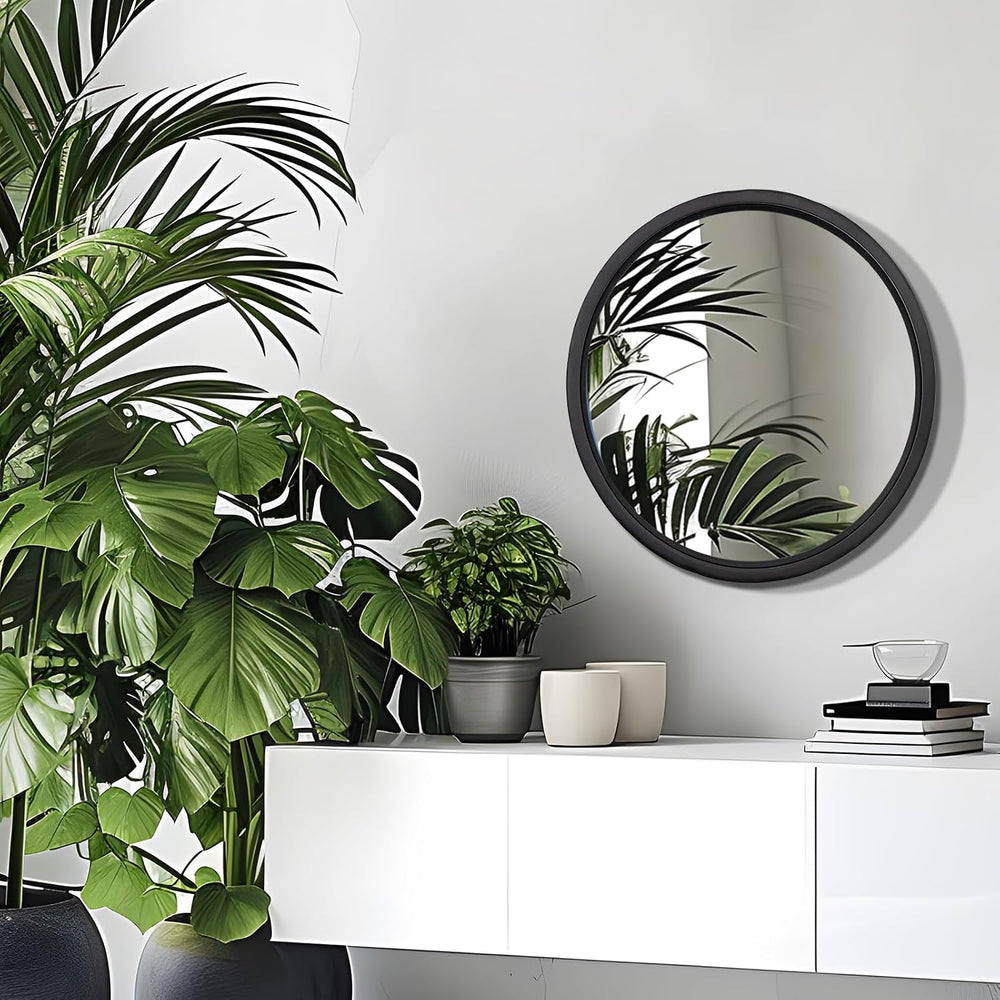 12" Gold Round Convex Mirror, Small Wall Mirrors Decorative