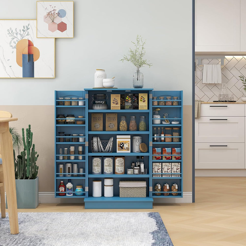 Kitchen Pantry Cabinet Buffet Sideboard for Coffee Maker & Toaster,Snacks...