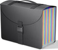 File Organizers with Handle,Portable Expanding File Folder,25 Pockets Accordion File Organizer for Receipt,Bill, A4/Letter Size Paper,Documents,a-z Tabs Include in Filing Folders Diamond