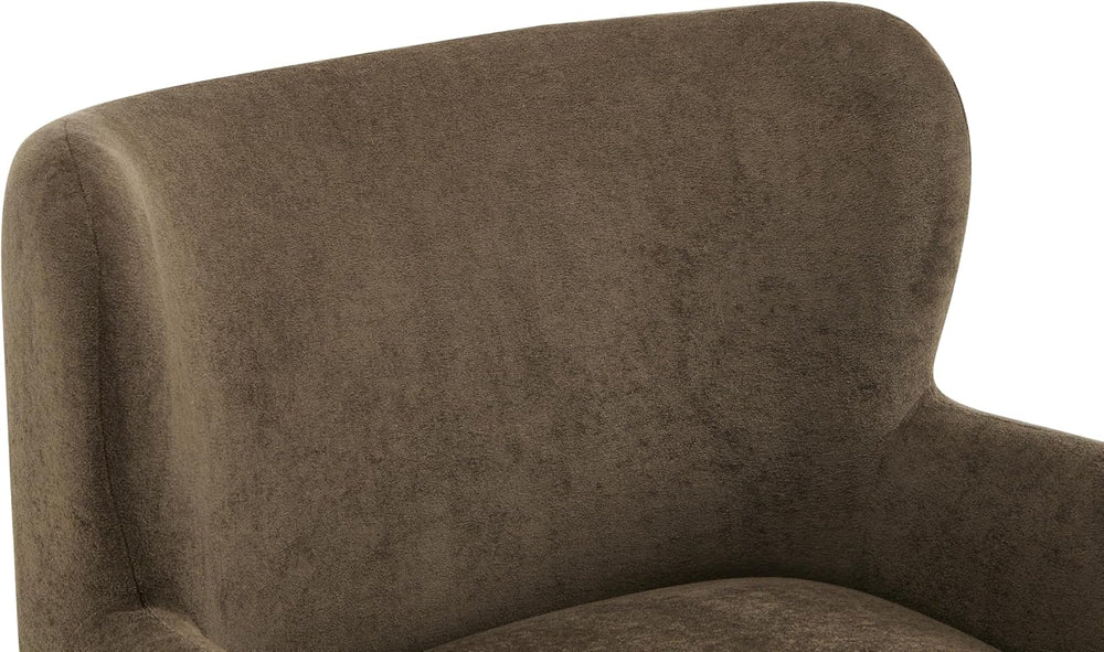 Christopher Knight Home Auden Wingback Accent Chair, Fabric Club Chair, Velve...