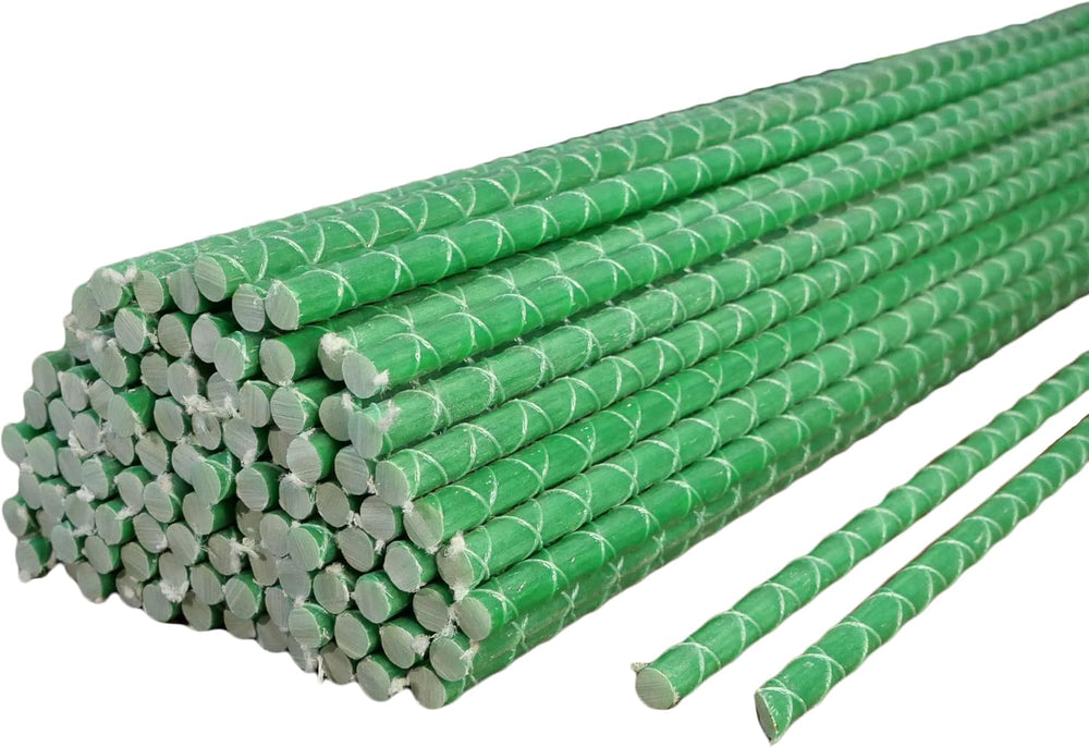 6 Ft Fiberglass Eco Friendly Garden Stakes 20 Pack (Height/Quantity Options) ...