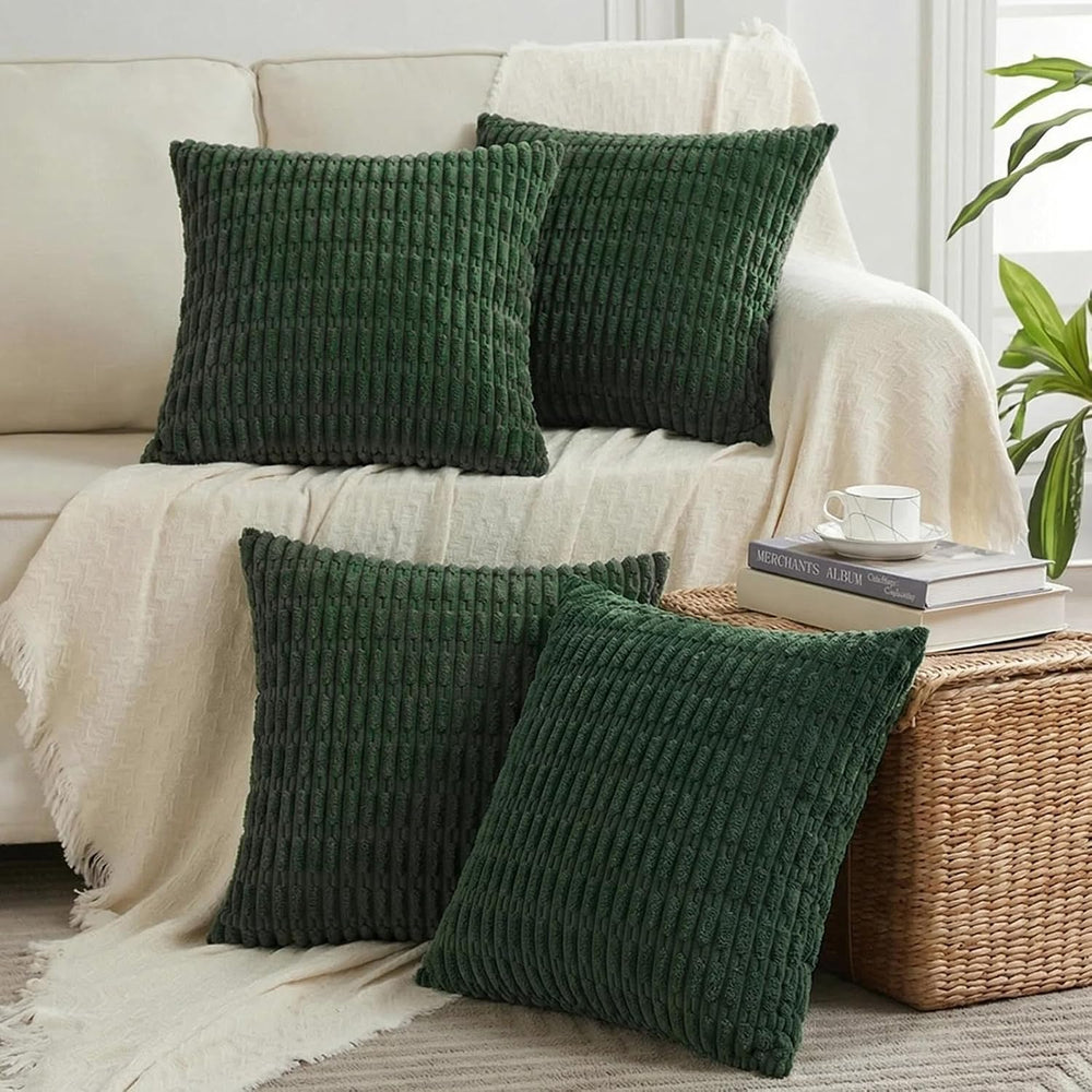 Fancy Homi 4 Packs Decorative Throw Pillow Covers for Living Room Couch Bed, ...
