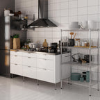 18" Deep x 30" Wide x 54" Height Wire Shelving Kit | 4-Tier | NSF Commercial Storage Rack Unit