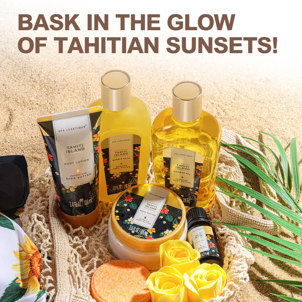 Spa Luxetique Tahiti Island Gift Baskets for Women Birthday Day GiftsGifts fo...