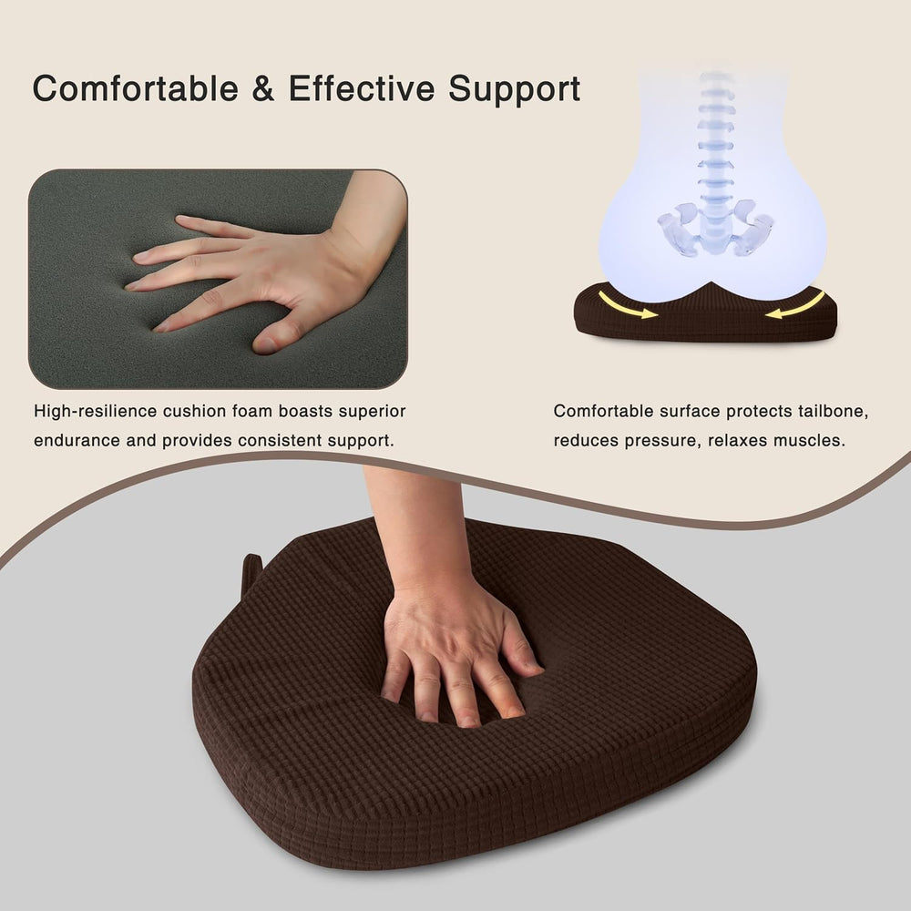 OVOV Windsor Chair Cushions for Dining Chairs Set of 4 16.5"x15.5" ...