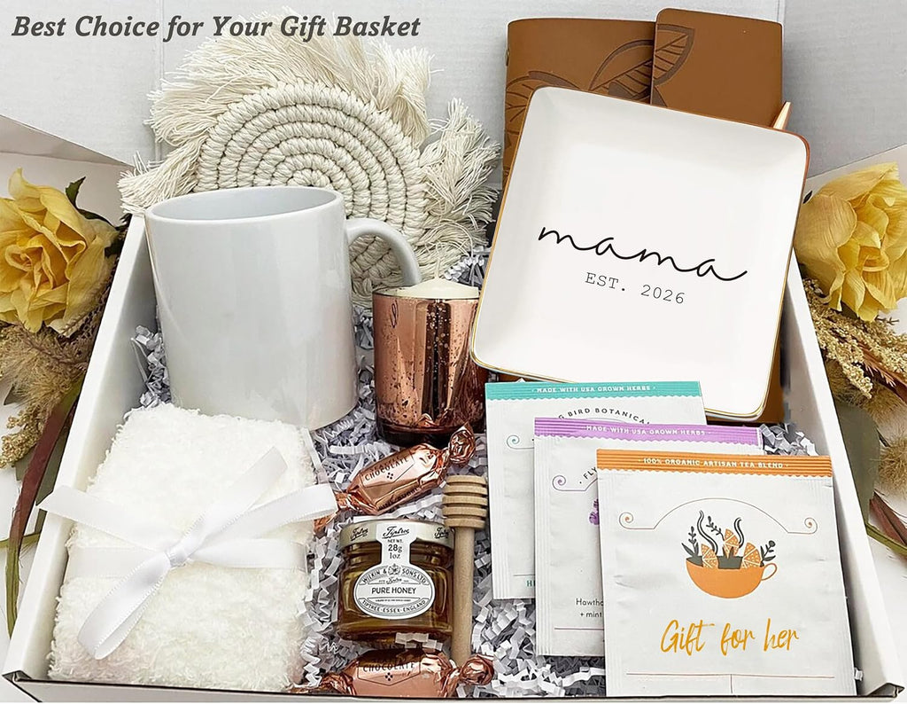 Mama 2026-Baby Shower Christmas Gift for New Mom-Mothers Day Gift for Mom-First Time Mom-Mama to Be-Jewelry Tray Trinket Holder Ring Dish-New Mother Present