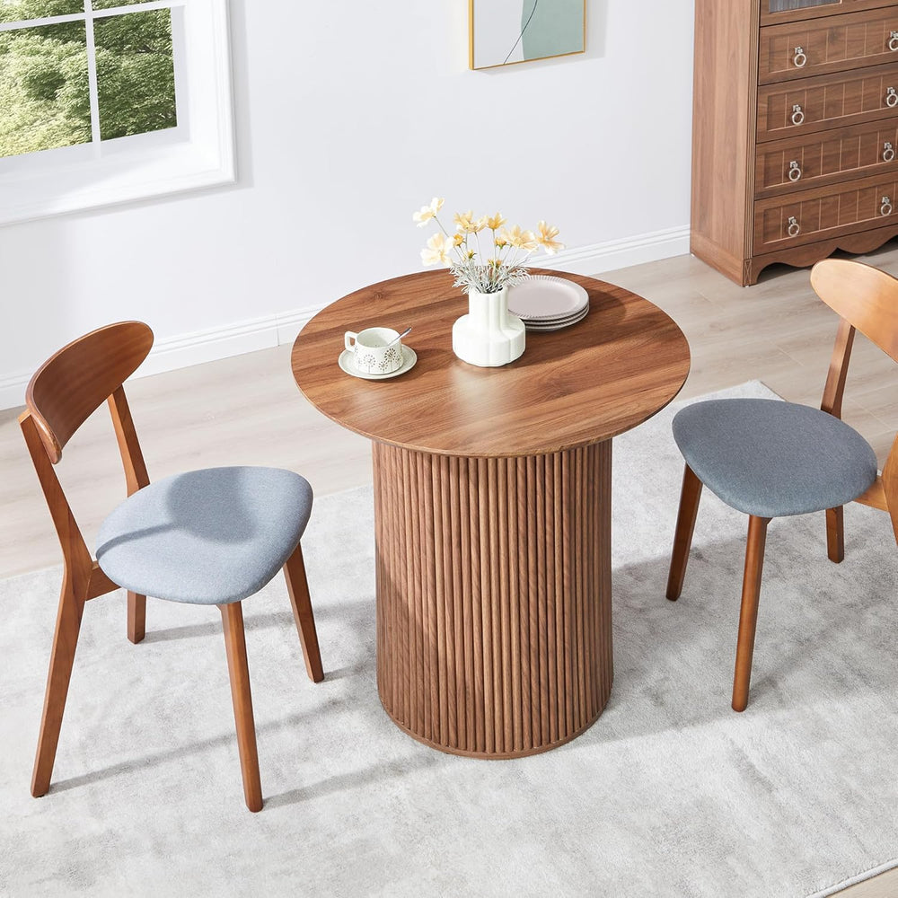 AVZEAR 31.5" Round Dining Table for 2 People, Small Kitchen Dinner Table...