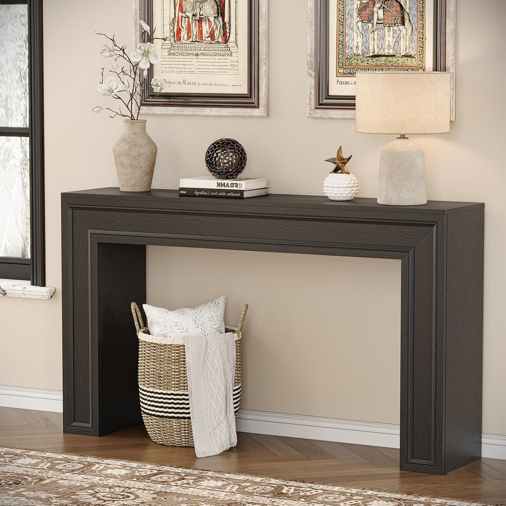 Rresyet 55 Inch Long Console Table, Sofa Table Behind Couch, Entryway Table, ...