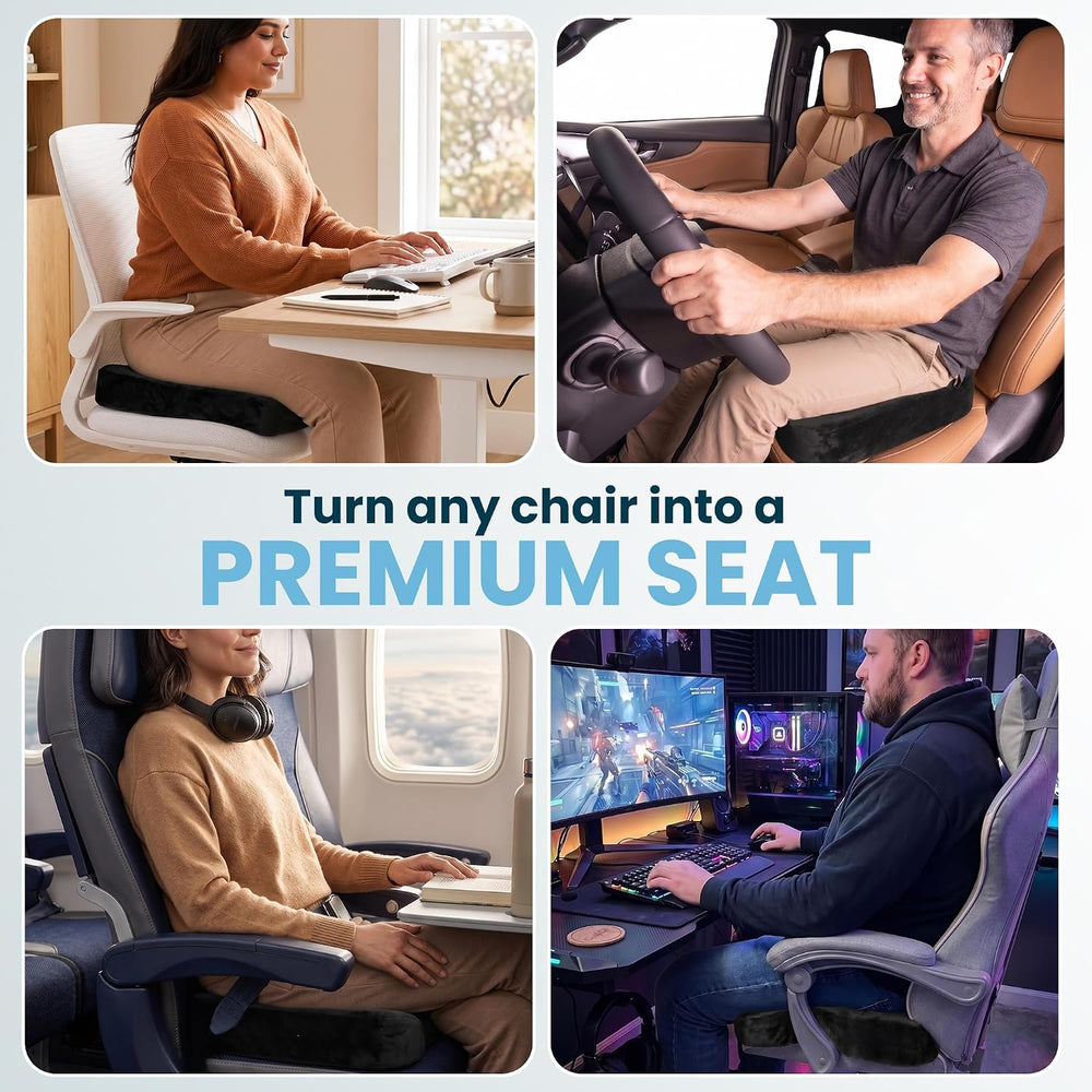 ComfiLife Extra Large Gel & Memory Foam Seat Cushion - Doctor Recommended...