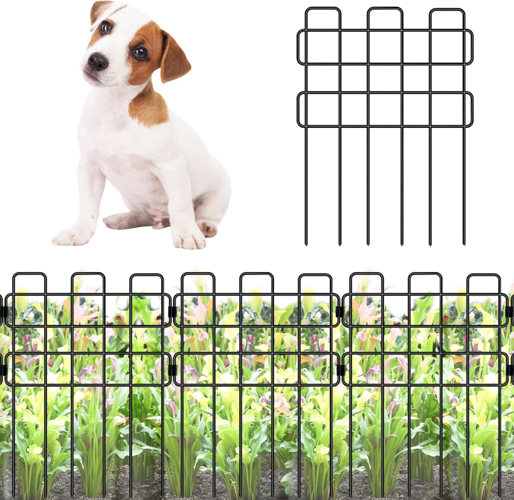 ShopLaLa Garden Fence Animal Barrier (10 Panels) 12inx16.5in Dog Fences