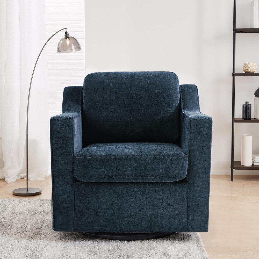 Swivel Accent Chairs Set of 2, Chenille Upholstered Armchair for Living Room,...