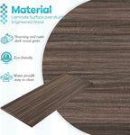 Kaboon Universal Table Top 30 x 20 inches Pack of 2, Reversible Melamine Countertop Only, Home or Commercial Indoor Use, Eucalyptus/Rustic Wood