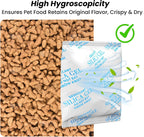 Pet Food Desiccant Bag, Replaced Desiccant for Automatic Cat dog Feeders, Keep Cat Food Dog Dry and Fresh- 6 Packs
