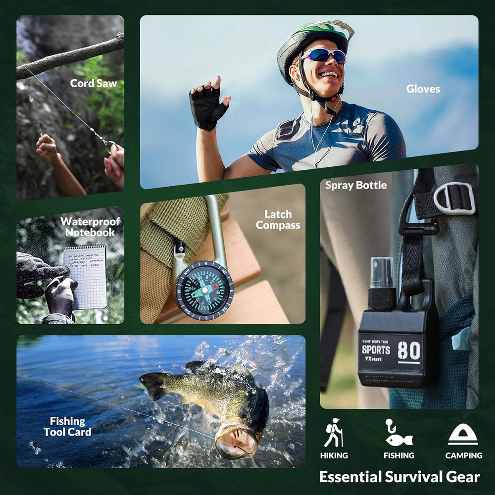 Survival Kit Advent Calendar for Men 2026, Outdoor Emergency Gear