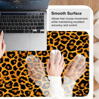 Leopard Print Mouse Pad – Large Extended Desk Mat 31.5 x 11.8 in– Bold Cheetah Animal Pattern, Non-Slip Rubber Base, Waterproof Surface, Fashionable Keyboard & Mouse Pad for Office, Home, or Gaming