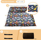 MAXYOYO Japanese Floor Mattress Futon Mattress, 4" Thicken Tatami Mat Sleeping Pad Foldable Roll Up Mat Boys Girls Dormitory Pad Kids Floor Lounger Pillow Bed, Charcoal Grey, Queen Size