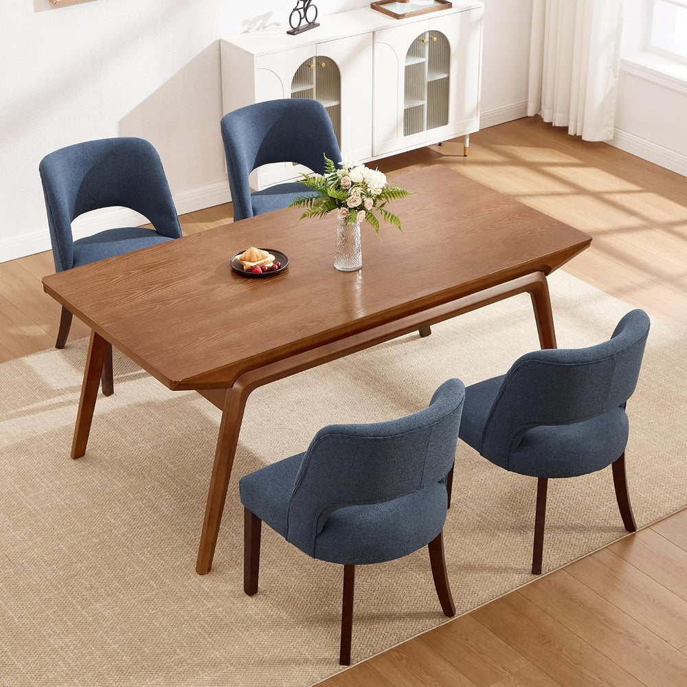 Dining Chairs Set of 6,Modern Dining Room Chairs with Thick Cushions,Upholste...