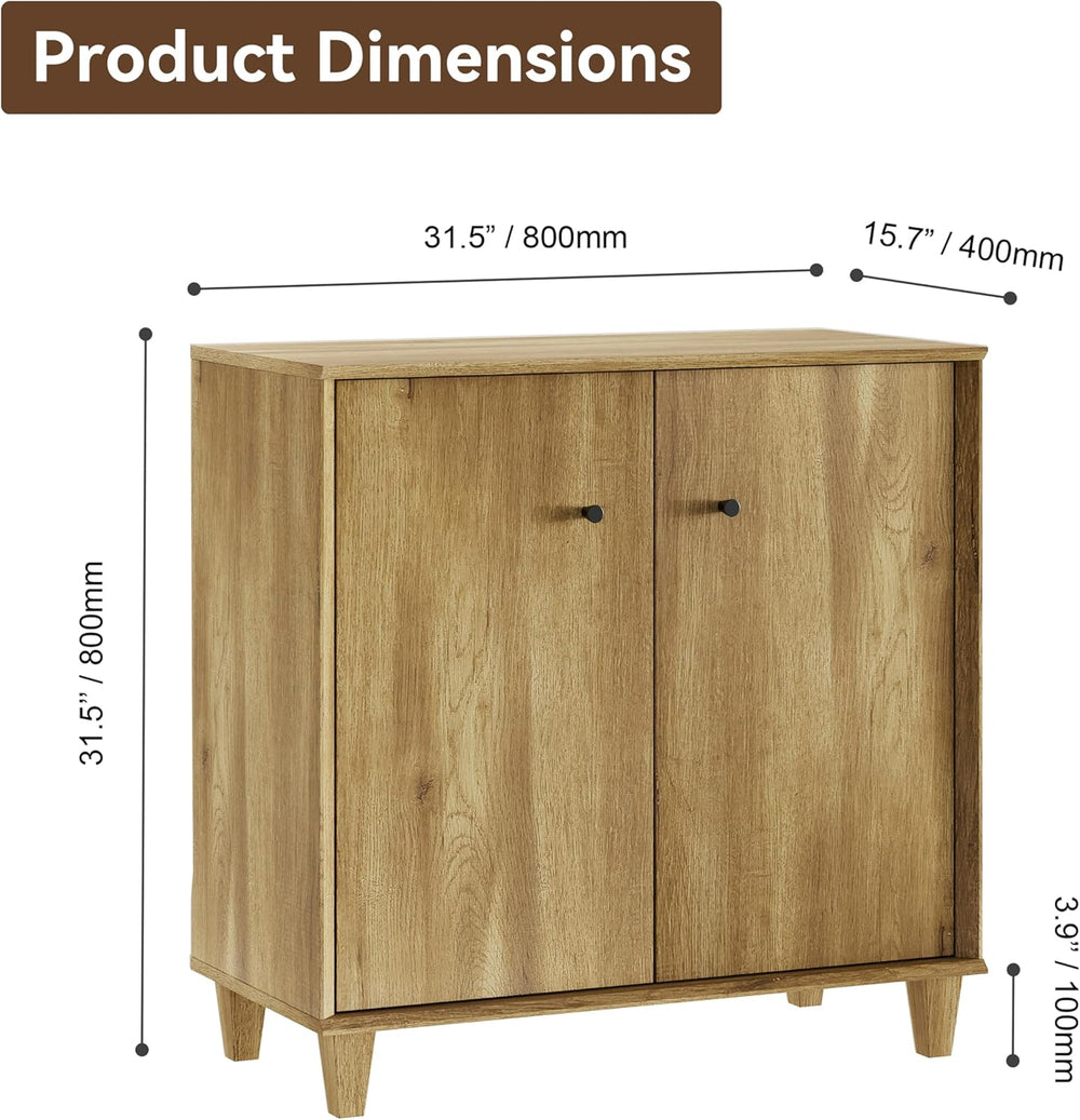 FENSULN Sideboards Buffet Cabinet Wide Credenza Buffet Table with Adjustable ...