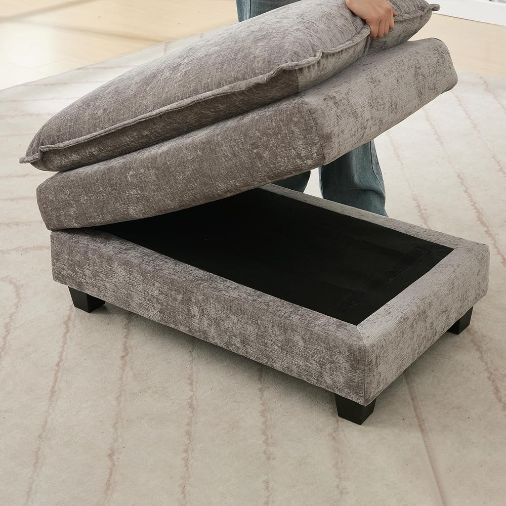 Oversized Modular Sectional Sofa Set, Convertible Deep Seat Cloud Couch with ...