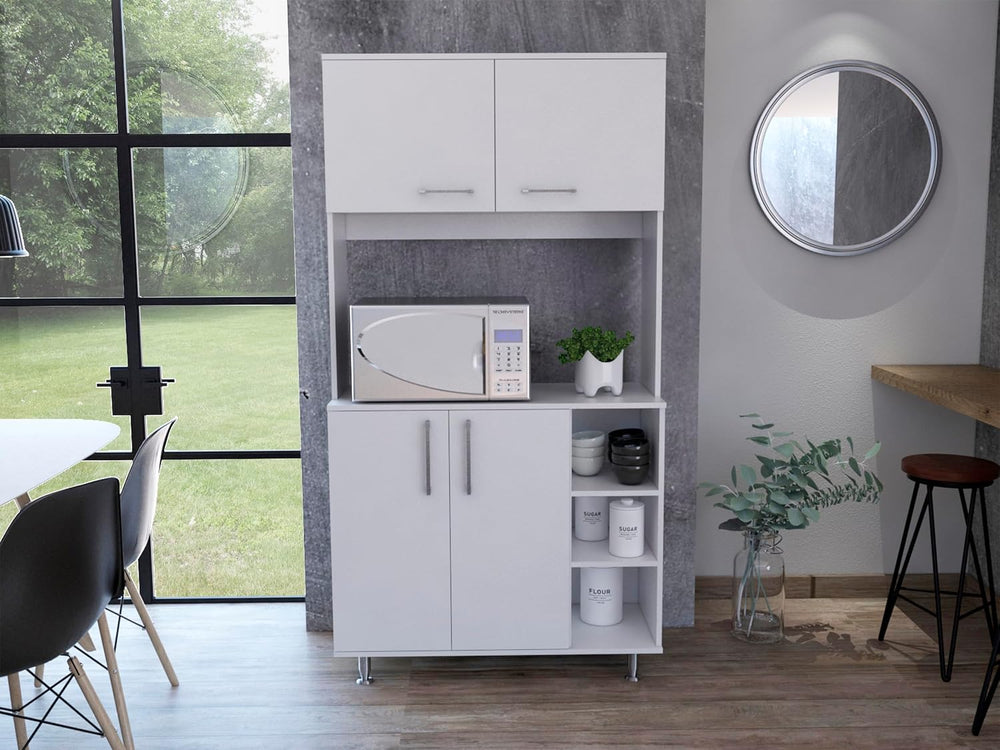 3 Shelf Pantry Cabinet White