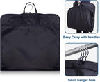KIMBORA 43" Suit Bags for Closet Storage and Travel, Gusseted Hanging Garment Bags for Men Suit Cover With Handles for Clothes, Coats, Jackets, Shirts（3 Packs）