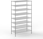 24" Deep x 48" Wide x 86" Height Wire Shelving Kit | 8-Tier | NSF Commercial Storage Rack Unit