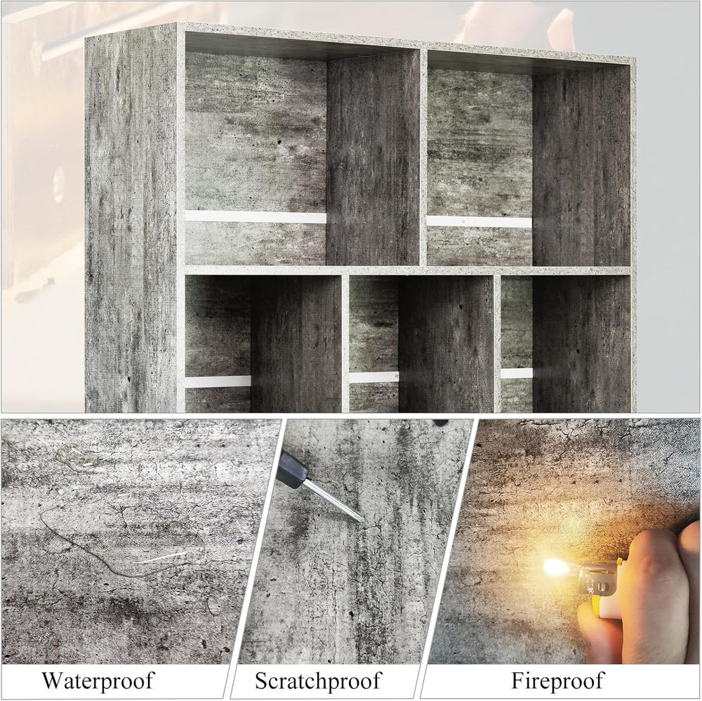 LEYAOYAO Bookshelf Cube Storage Organizer,3 Tier Bookcase with Legs,Modern Wo...