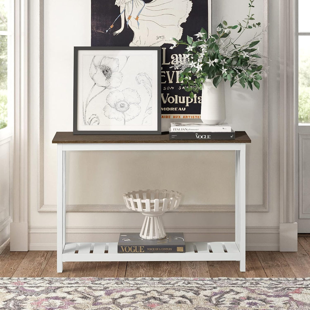ChooChoo Farmhouse Console Table, Narrow Sofa Table for Entryway, 40 Inch | R...