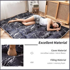 MAXYOYO Japanese Floor Mattress Futon Mattress, 4" Thicken Tatami Mat Sleeping Pad Foldable Roll Up Mat Boys Girls Dormitory Pad Kids Floor Lounger Pillow Bed, Charcoal Grey, Queen Size