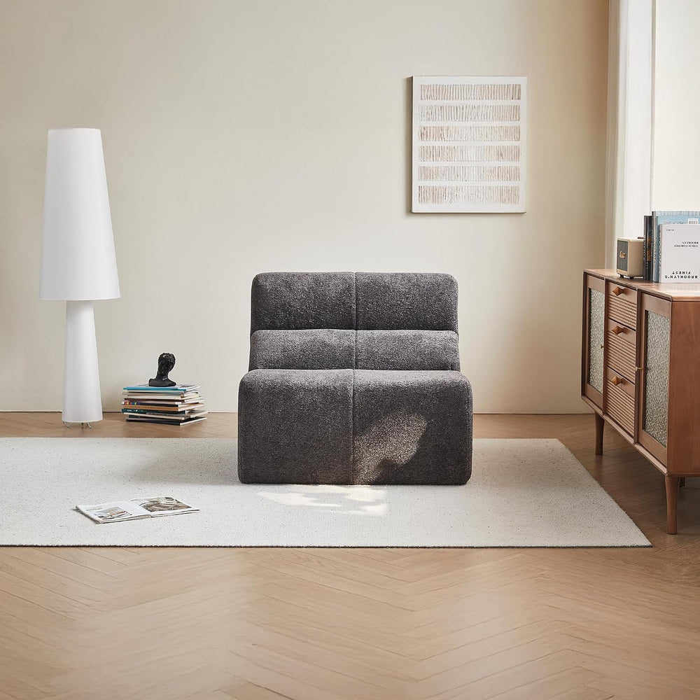 Fireside Chair, Modern Comfy Raindrop Velvet Fabric Bean Bag Chairs, Upholste...