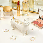 PUDDING CABIN Cat Gifts for Women Mom Siamese Ring Holder for Jewelry Rings, Earrings & Necklaces, Minimalist Home Decor, Unique Cats Gifts for Cat Lovers Birthday Mothers Day & Christmas
