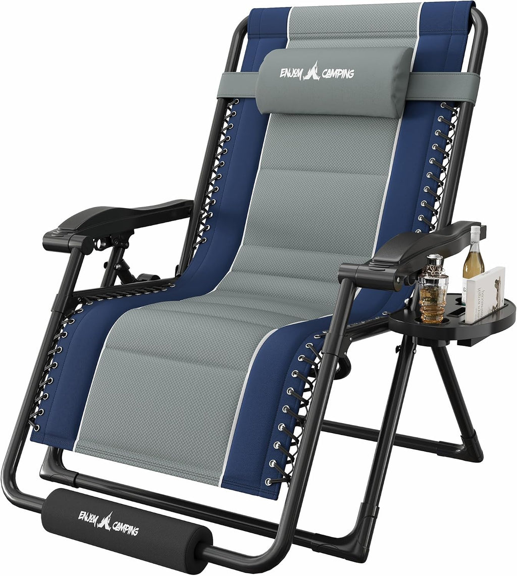 Amopatio Oversized Zero Gravity Chairs Reclining Patio Lounge Chair